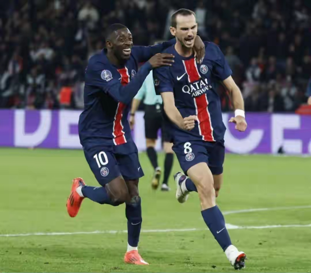 巴黎圣日耳曼法甲战胜雷恩姆巴佩点射命中